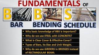 Understand The Basic of Bar Bending Schedule | Bar Bending Schedule for Steel || By CivilGuruji
