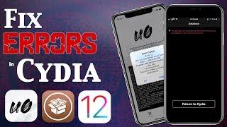 Fix Cydia Error Messages, Common Problems & Bootloop on iOS 12.4 Jailbreak (Unc0ver)