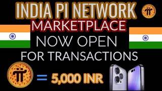 Pi Network Market Please Now Open For Transaction In India For Exchange Pi = 5,000INR