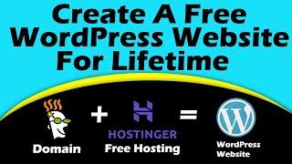 How to Create Free WordPress Website with free Hostinger Hosting in Just 10 Minutes.[Lifetime Free]