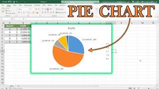 PIE CHART From Scratch - EXCEL Step By Step