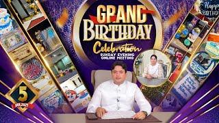 BIRTHDAY CELEBRATION & SWEET DISTRIBUTION SUNDAY EVENING ONLINE MEETING (05-01-2025) | ANM