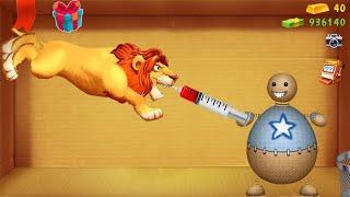 CRAZY Lion Animal vs The Buddy | Kick The Buddy