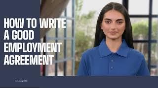 Become an Expert in Drafting Employment Contracts: Learn How to Write a Good Employment Agreement