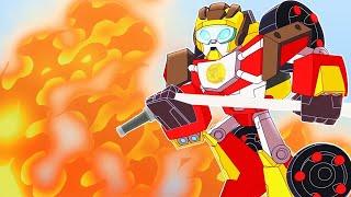 Transformers | Hot Shot Joins the Rescue Bots!!! | Double Episode | Rescue Bots Academy