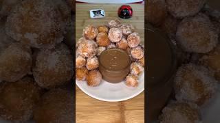 ‍Recette facile : Beignets avec SEULEMENT 3 INGRÉDIENTS! #food #asmr #recipe #chocolate #nutella