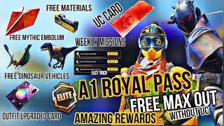 A1 ROYAL PASS FREE MAXOUT  | A1 RP SEASON CHALLENGE MISSIONS