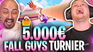 5.000€ Streamer TURNIER in FALLGUYS! | TRY not to RAGE im größtem Custom FALL GUYS TURNIER!
