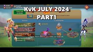 Lords Mobile - SGE IN KvK! We raid Kingdoms! KvK July Part1!