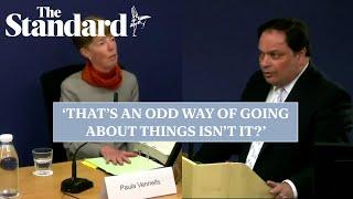 Post Office Inquiry: Laughter as Vennells is challenged over her 'odd' apprach before talking to MPs