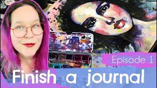 Finish A Journal - Ep 1- Mixed Media Art with Willowing