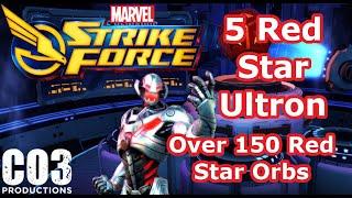 Ultron to 5 Red Star - 150+ Red Star Opening - MSF - Marvel Strike Force