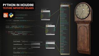 Python in Houdini  | Create a texture importer for Solaris