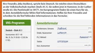 Start Deutsch 1 Schreiben Teil 1 - 15 Formulare mit Lösung  01