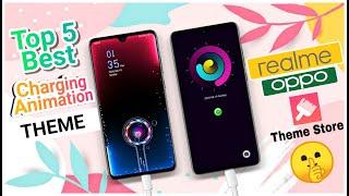 Top 5 Colourful Charging Animation Theme For Realme and Oppo Theme store | Realme & Oppo New Theme