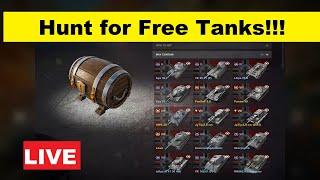 NEW Game Mode Quest - Fighting for Free Tanks + Opening Containers!!! - Live Stream! WoT Blitz