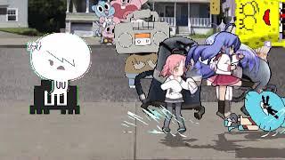 Mugen #9 Konata & Akira Kogami vs Gumball & SpongeBob