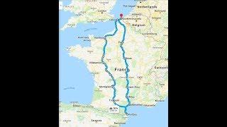 MOTORHOME ROAD TRIP TO SPAIN DAY 1 Calais