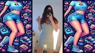 TikTok challenge  transparent dress big bank #viral #tiktok #shortvideo #shorts