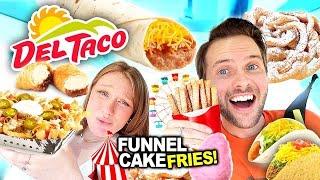 Tasting VIRAL Celebrity Foods! DEL TACO New Menu Items!!!