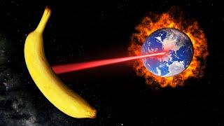 I DESTROYED EARTH WITH A GIANT BANANA. (Universe Sandbox)