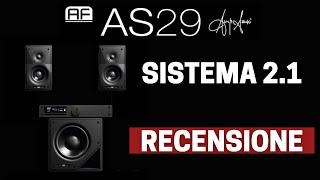 Studio Monitors AS29, sistema 2.1 di qualità