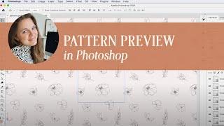 Pattern Preview in Photoshop tutorial - Create a seamless repeat pattern