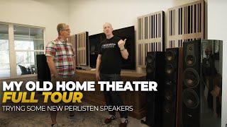 Discovering New Speakers For My Future Home Theater | Perlisten R7t | Old Home Theater Tour