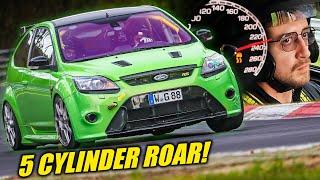 5 CYLINDER ROAR: 400hp Ford Focus 2.5 RS! // Nürburgring