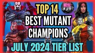 TOP 14 Mutant Champions in Mcoc | My Personal Tier List | July 2024 Edition #Mcoc #top10 #gaming