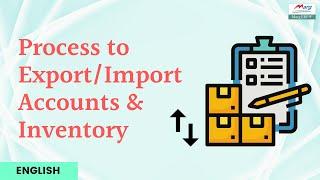 Process to Export/Import Accounts & Inventory [English]