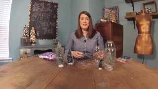 How to Make a Mason Jar Snowglobe for Christmas