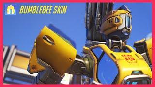 Overwatch 2 Bumblebee (Bastion) Gameplay | Transformers Collab