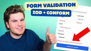 Form Validation in Next.js (Server Validation & Client Validation)