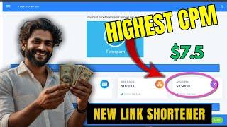 New High CPM URL Shortener | Instant Payment  URL Shortener with Highest CPM | New Link Shortener