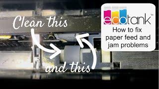 How to fix EPSON Ecotank 2850 Paper Feed and Jam Problems #ecotank