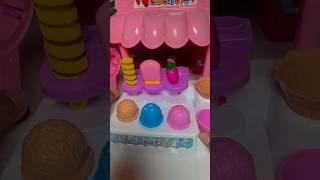 Satisfying with unboxing & review Miniature ice cream set toys kitchen video ASMR video