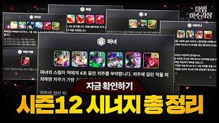 롤토체스 신규 시즌12 : 모든 시너지 총 정리 영상