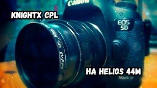 KnightX CPL на Helios 44m (Поляризационный фильтр)