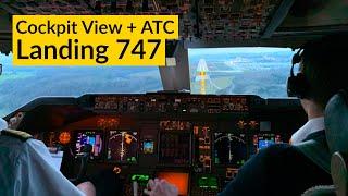 How to land a BOEING 747/8? Video by Captain Joe