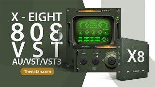 Thenatan X-EIGHT Lite (X-8) FREE 808 VST Plugin( Demonstration )