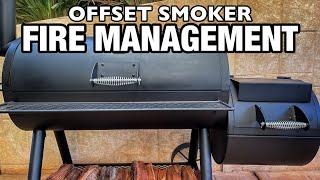 Offset Smoker Fire Management for Beginners