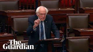 Bernie Sanders denounces 'war criminal' Benjamin Netanyahu's US Congress address