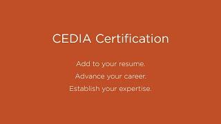 The Value of CEDIA Certification