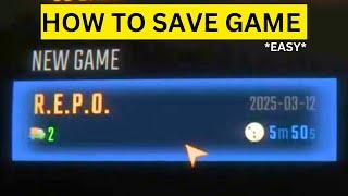 How To Save Game in REPO(EASY)