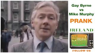 Mike Murphy Pranks Gay Byrne - Funny Irish TV Moment on ‘The Live Mike’ (1981)