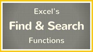 How to Use the FIND Function + How to Use the SEARCH Function in Excel - Tutorial 
