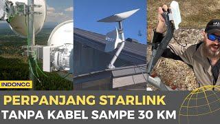 Tutorial Wifi Starlink tanpa Kabel Jarak 30 KM dan Hotspot Voucher 200 Meter