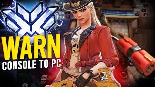 Warn - RANK #1 ASHE - CONSOLE TO PC Overwatch Montage