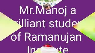 Success story of Ramanujan institute